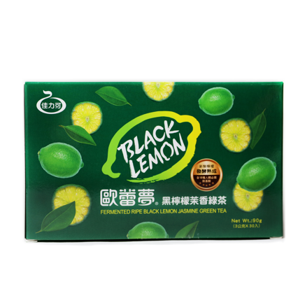 【歐蕾夢】黑檸檬茉香綠茶30包入